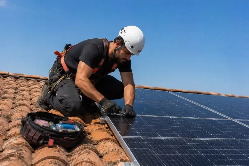 Maintenance et monitoring de panneaux solaires à Saint-Hilaire-de-Beauvoir