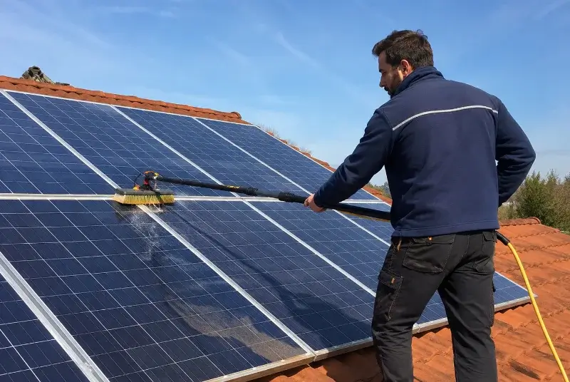 Nettoyage et entretien de panneaux solaires à Saint-Hilaire-de-Beauvoir